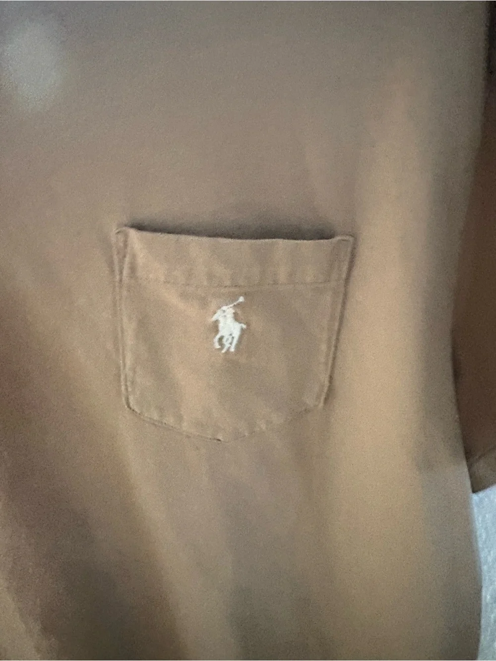 Polo by Ralph Lauren Short Sleeve Pocket Tee in Khaki